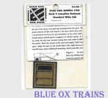 Scale Rail Models 210 Dash 9 Canadian National Standard Wide Cab Brass Kit HO Scale 