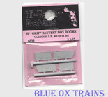 Hi-Tech Details #6030  SP Grip Battery Box Doors Various SP Rebuilds HO Scale