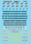 Microscale Decal 87-541 Chicago & North Western Diesels (1988-1995)-Diesel - Late 1980s HO Scale