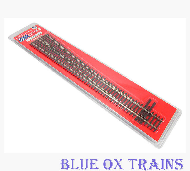 Peco SL8381 Right Hand Turnout Code 83 #8 Streamline Insulfrog HO Scale