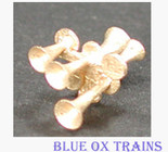 Cal Scale 564 Nathan P5 Horn 3 Forward and 2 Back (Brass Castings) Ho Scale