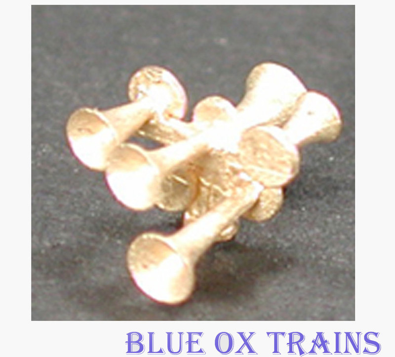 Cal Scale 564 Nathan P5 Horn 3 Forward and 2 Back (Brass Castings) Ho Scale