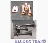 Cal Scale 545 Nathan P3 All bells facing forward 1 pc (Brass Castings) Ho Scale