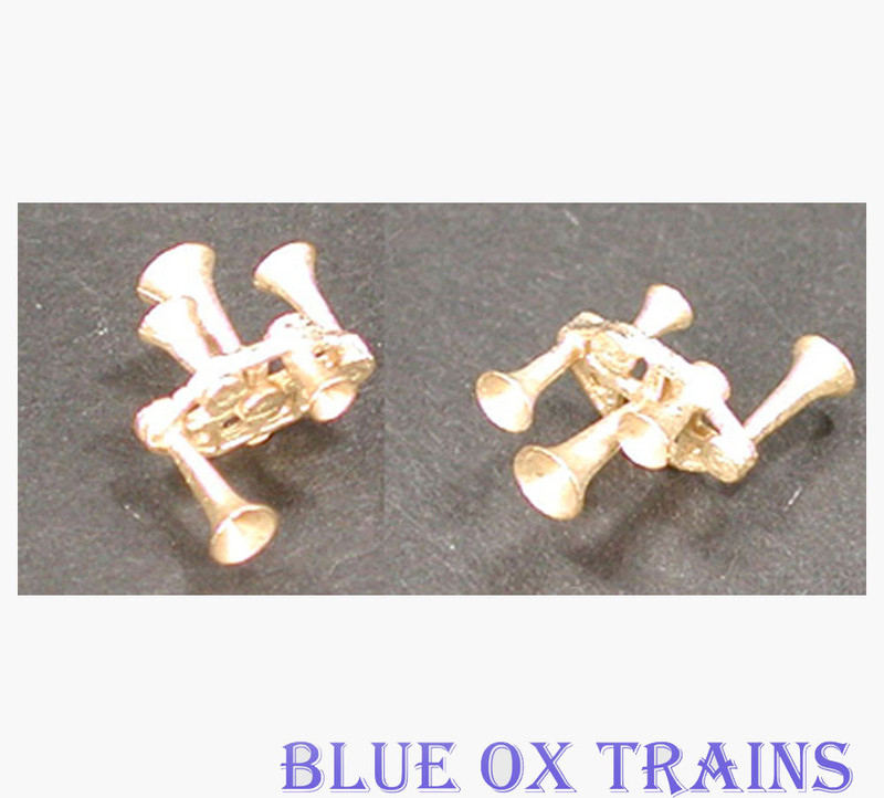 Cal Scale 565 Airhorn Leslie S-5TRPO; 3 Forward and 2 Back (Brass Castings) Ho Scale