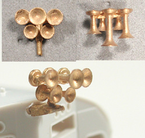 Cal Scale 585 Airhorn Nathan 5-Chime K5h (BC Rail Diesels) (Brass Castings) Ho Scale