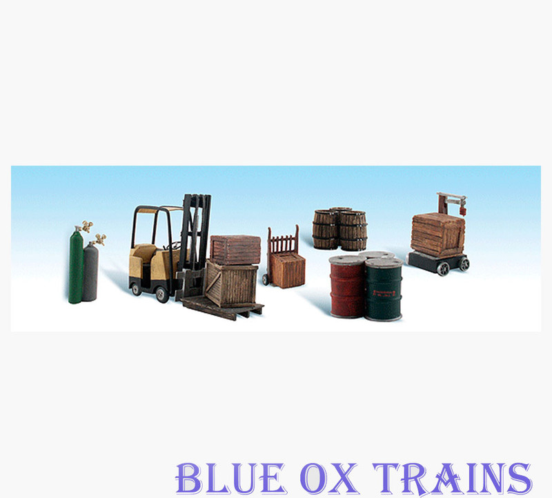 Woodland Scenics 1934 Loading Dock Details Accessories - Scenic Accents HO Scale 