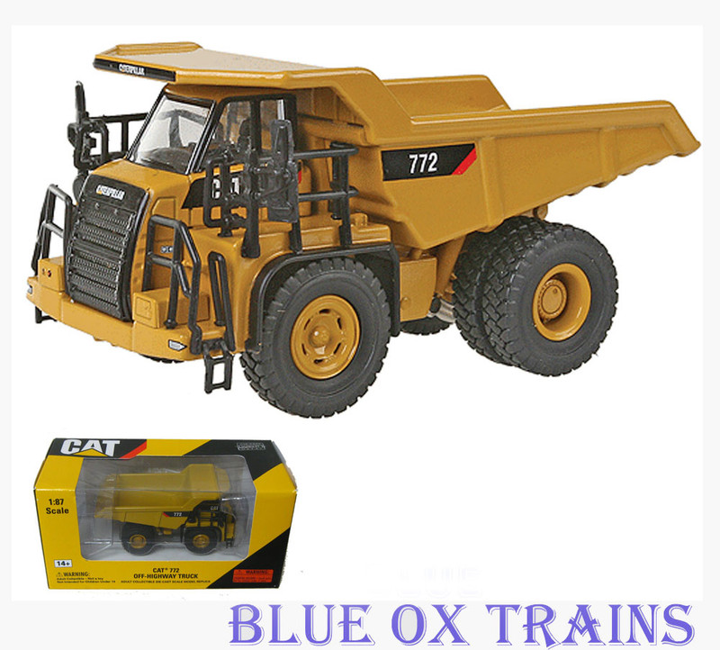 Norscot 55261 Caterpillar Cat 772 Off-Highway Truck Tractor - Assembled HO Scale 1:87