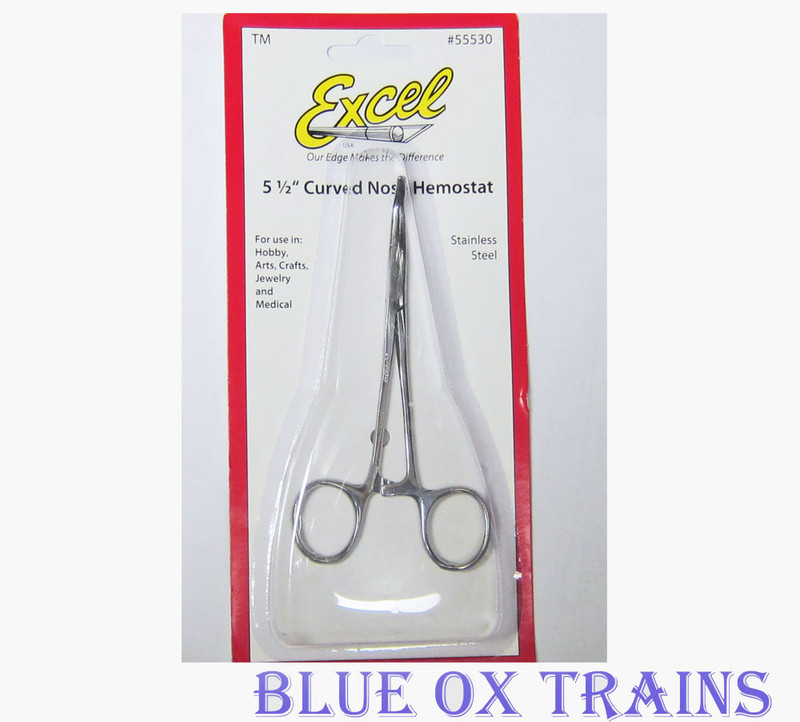 Excel 55530 5.5" Curved Stainless Steel Hemostat Tool