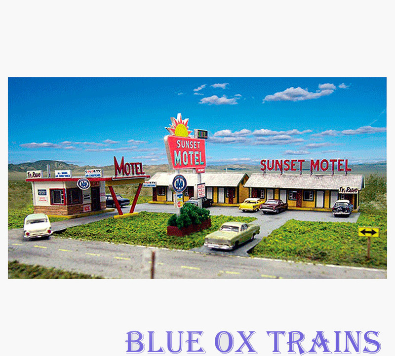 Blair Line 2001 Sunset Motel Laser Cut Kit HO Scale
