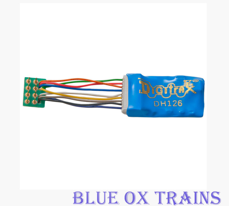 Digitrax DH126PS 1.5 Amp Economy HO Scale Decoder with Digitrax Easy Connect 9 Pin to DCC Medium Plug 1.0” harness