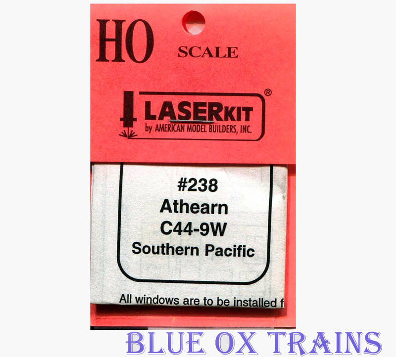 American Model Builders AMB 238 Pre-Masked Laser-Cut Acrylic Glazing Window Sets Athearn Dash-9 Diesels HO Scale