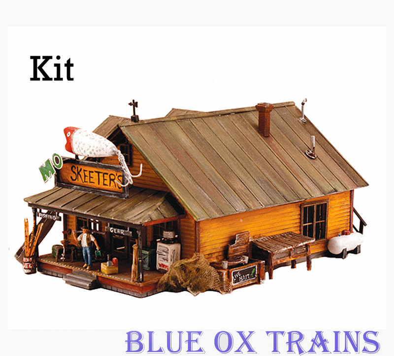 Woodland Scenics #5194 Mo Skeeters Bait & Tackle - Kit HO Scale