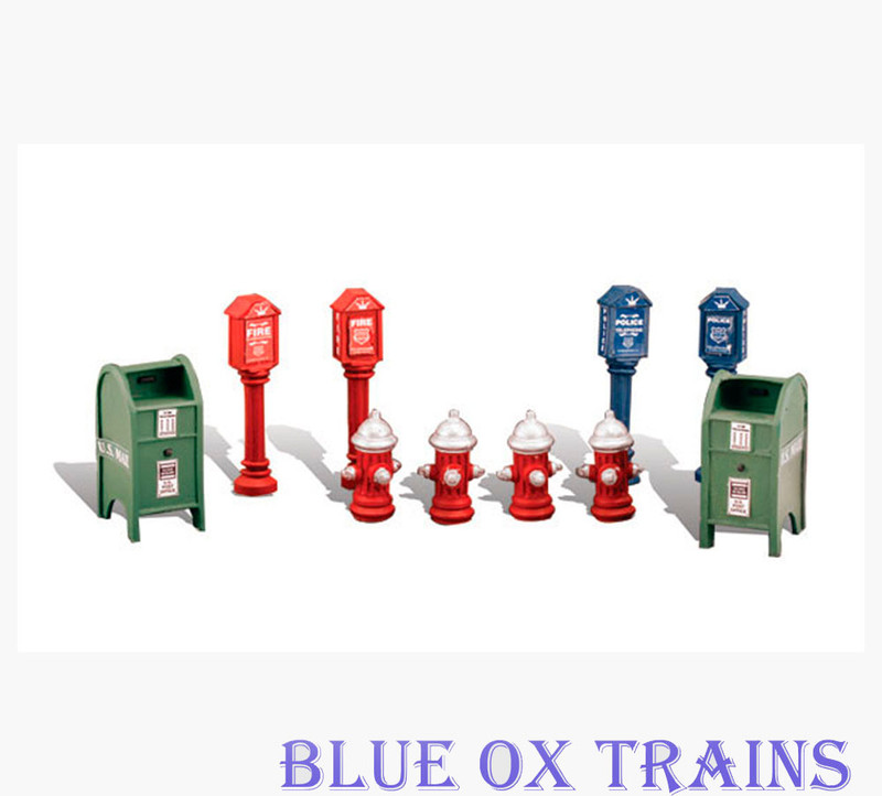 Woodland Scenics 1960 Street Items - Scenic Accents pkg(10) HO Scale 