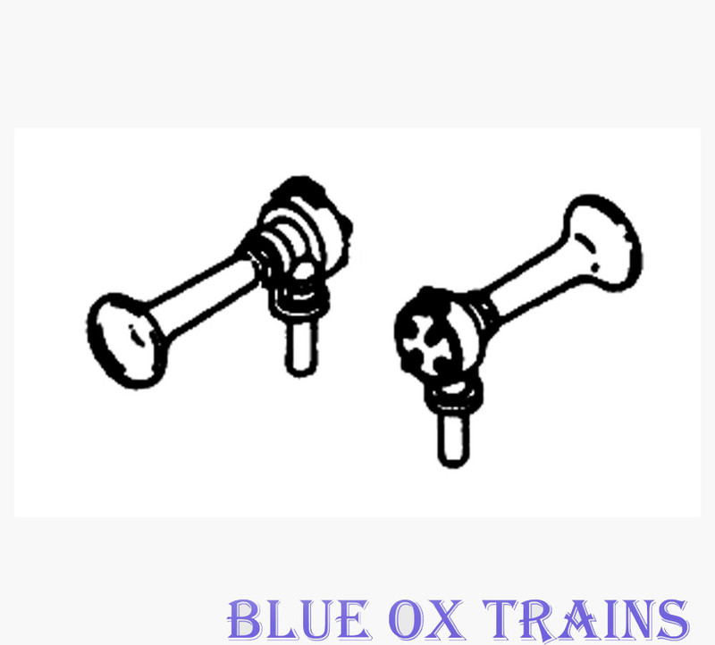 Details West 173 Air Horn Flat Type, Single-Chime pkg(2) HO Scale