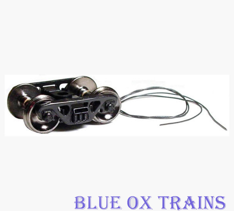 Ring Engineering PPT-36-T Roller Bearing 36" Wheels Truck w/Built-In Electrical Power Pick up HO Scale