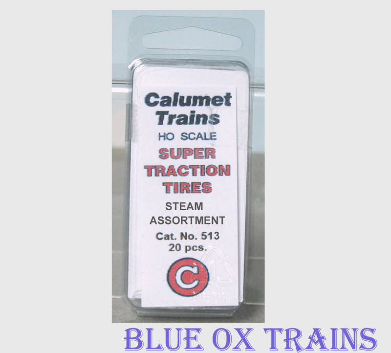 Calumet 513 Super Traction Tires Steam Assortment HO Scale