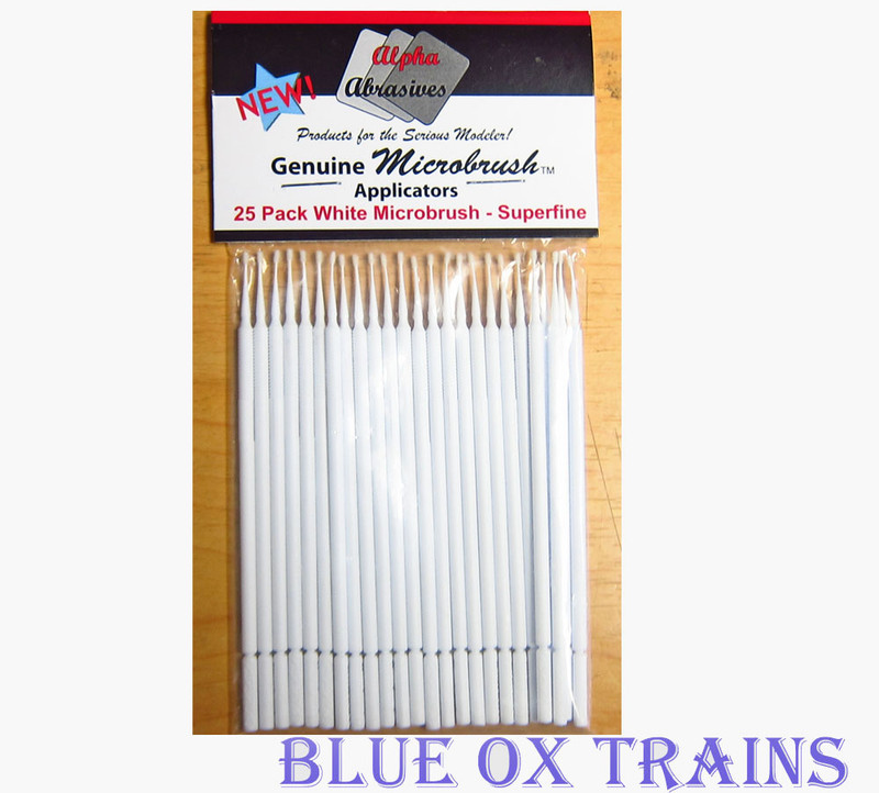 Creations Unlimited 1303 Microbrush Super Fine Paint Brush Applicator 25 pack