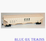 Accurail HO 6506 CSX PS 4750 Covered Grain Hopper CSXT 251362 Kit