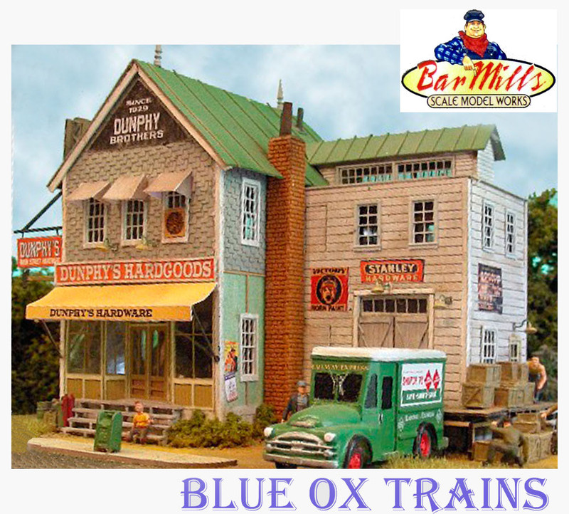 Bar Mills HO Dunphy's Hardware "Hardgoods" Laser-Cut Wood Limited Run Kit