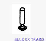 Details West HO 157 Diesel Radio Antenna pkg-5 Firecracker (Brass Castings)