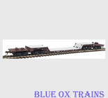 Walthers Gold 5628 HO  81' 4-truck Depressed Center Flat Conrail CR 766077