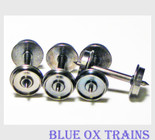 Intermountain 40056 HO Scale 36" Nickel Plated Brass Wheelsets Pack of 12 axles
