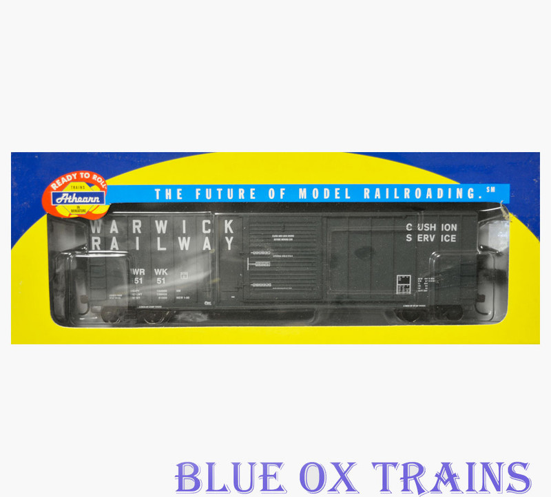 Athearn 92511 R62 Warwick Railway 50' FMC Box Car WRWK 5151 HO Scale