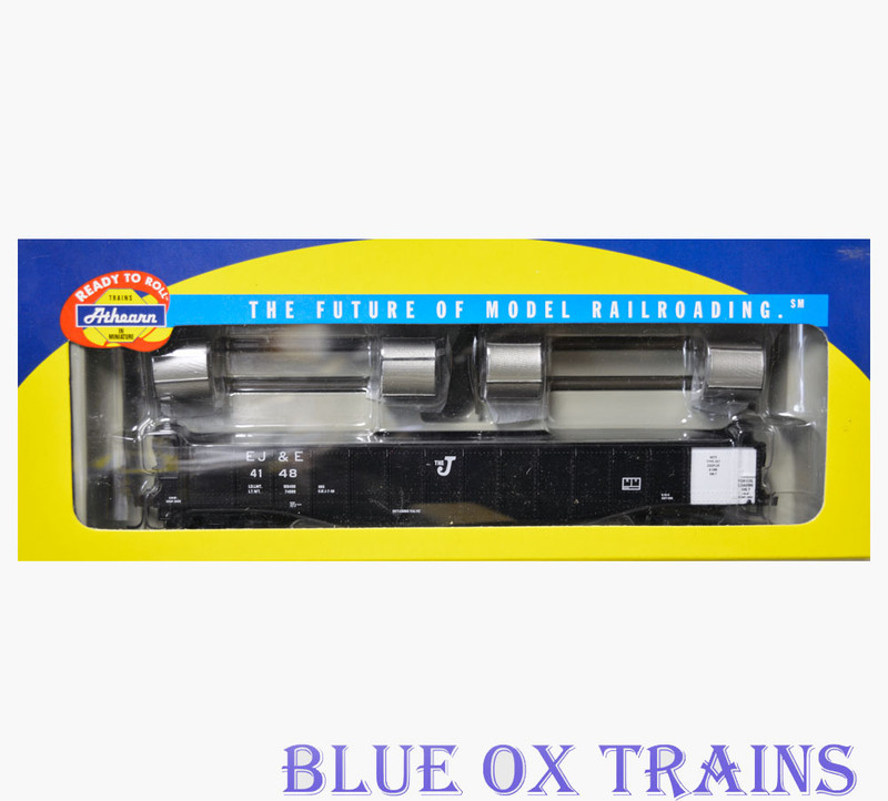 Elgin Joliet & Eastern 50' Gondola With Coal Load EJ&E 4148 HO Scale