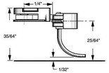 Kadee #35 #35 30-Series Coupler short (1/4") overset shank 2 Pair Ho Scale