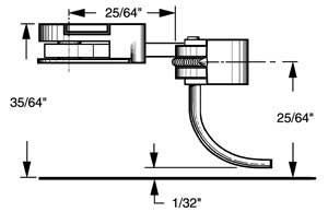Kadee #39 30-Series Coupler long (25/64") overset shank 2 Pair Ho Scale