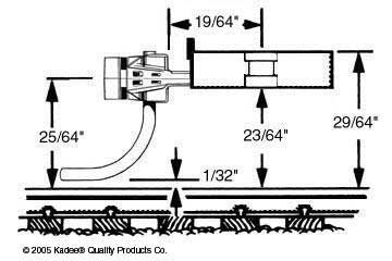Kadee #58 "Scale" Metal Coupler Metal Medium (19/64") Centerset Shank  2 Pair Ho Scale