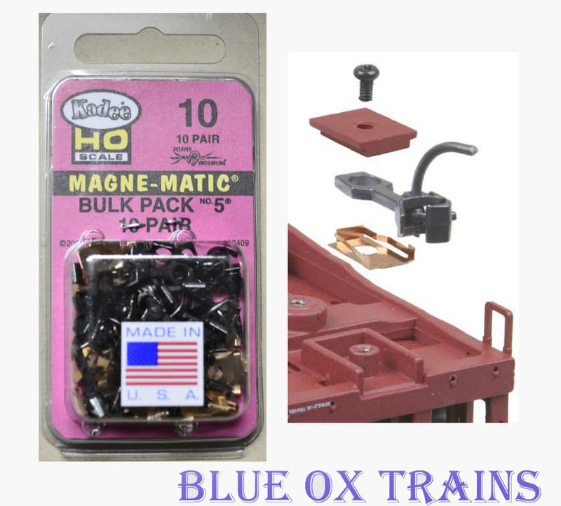 Kadee #10 - 10 Pair Bulk Pack of No. 5 Couplers HO Scale