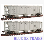 Walthers HO Scale 932-27967 Central of Georgia PS2 2893 Covered Hopper 2 Pack COG 939 904 