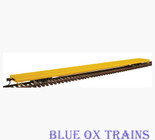 Walthers Gold 932-40300 HO 89' Flush Deck Flat Car Undecorated