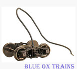 KADEE 593 HO Arch Bar Caboose Electrical Pick Up Trucks 33" Ribbed Back Wheels