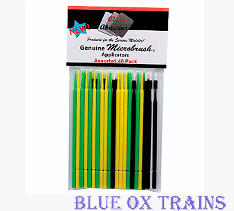 Creations Unlimited 1400 Microbrush Assorted Paint Brush Applicator 40 pack