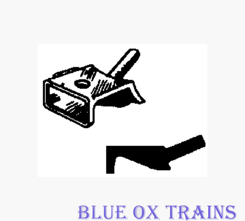 Cal Scale 241 Steam Loco Headlight Mounting Bracket (Brass Casting) High Mounting w/Grab Irons Ho Scale