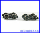 Blackstone Models B370103 HOn3 D&RGW 3'7" Arch Bar Freight Car Trucks Denver & Rio Grande Western Black