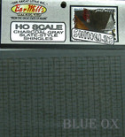 BAR MILLS 223 HO Scale Shingles Charcoal Gray Slate Laser Cut
