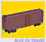 KADEE 4000 K36 40' PS-1 UNDECORATED BOXCAR RED 6' DOOR HO Scale