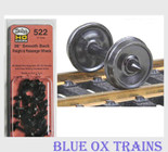 KADEE HO 36" Smooth Back Passenger Car Wheel Sets #522