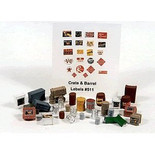 JL Innovative Design 511 HO Scale 30 Crates, Kegs, & Barrels Unpainted Metal Castings