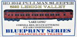 BRANCHLINE HO 10-1-2 PULLMAN Lehigh Valley Lake Long LV Kit 5223