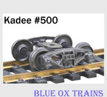 Kadee HO Scale Bettendorf Trucks 33" Smooth Back Wheels #500