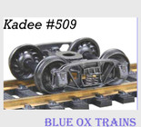 Kadee 509 HO Scale Andrews 1898 33" Ribbed Back Trucks 
