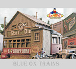 Bar Mills 602 HO Scale STAR CORNER DINER Laser Cut Kit