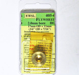 NWSL #405-6 Brass Flywheel for 2.0mm Shaft 17mmX11mm OD