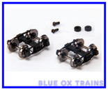 Blackstone Models B370109 D&RGW Arch Bar Tank Car Trucks (Black)