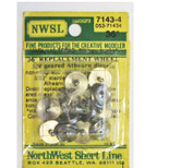 NWSL HO Athearn Half-Axle 36"/110 Wheelsets 7143-4