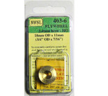 NWSL #403-6 Brass Flywheel for 2.4mm Shaft 18mmX11mm OD